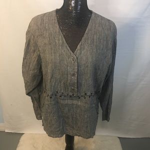 Marc + Ware Linen Shirt Size M